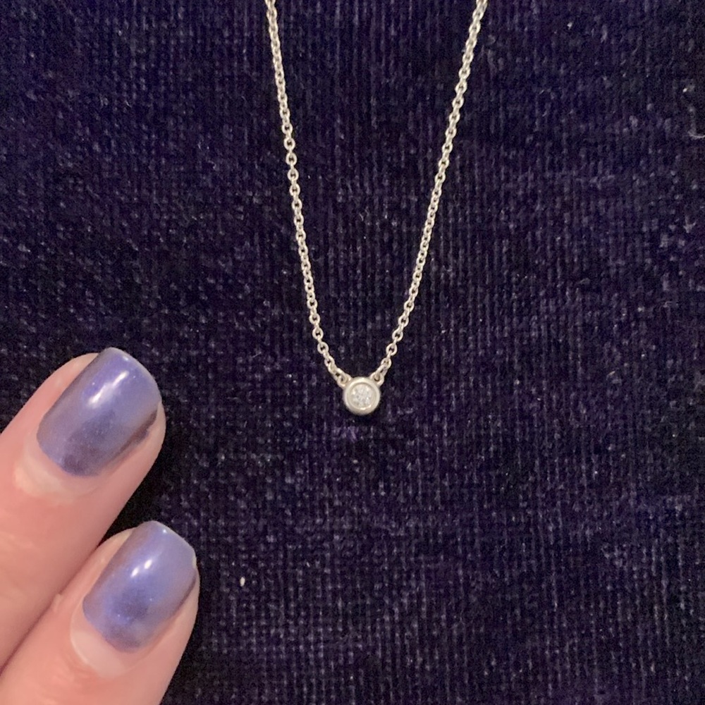 Tiffany & Co. Diamond necklace in Sterling Silver with original box